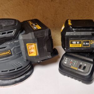 Juhtmevaba ekstsentriline lihvija Grunder RO-B1118E, 18 V   aku  2tk      s8647