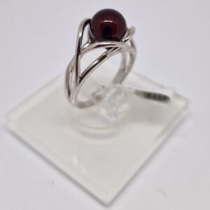 hõbedanesõrmus merevaiguga   10eur -1 gr.