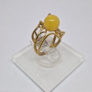 hõbedanesõrmus merevaiguga   10eur -1 gr.