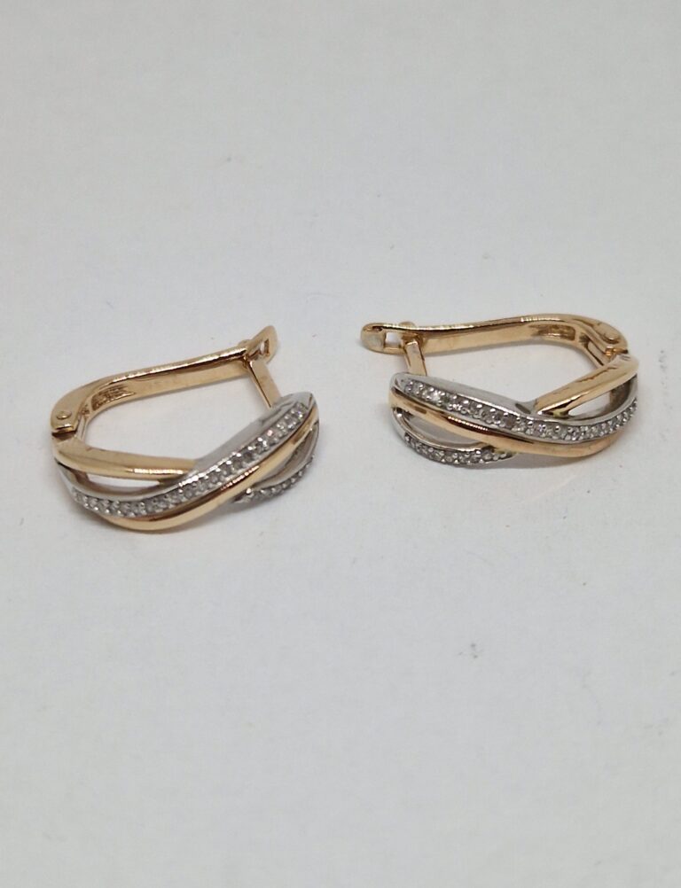 reserveeritud kõrvarõngad 585 2,53g au3407